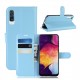 Etuis Portefeuille Samsung Galaxy A50 Simili Cuir Bleu