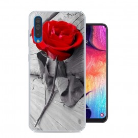Coque Silicone Samsung Galaxy A50 Rose