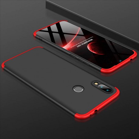 Coque 360 Xiaomi Redmi 7 Noir et Rouge