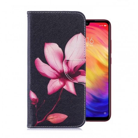 Etuis Portefeuille Xiaomi Redmi Note 7 Fleur