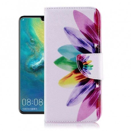 Etuis Portefeuille Huawei P30 Pro Plumes