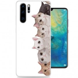 Coque Silicone Huawei P30 Pro Chatons