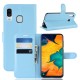 Etuis Portefeuille Samsung Galaxy A40 Simili Cuir Bleu