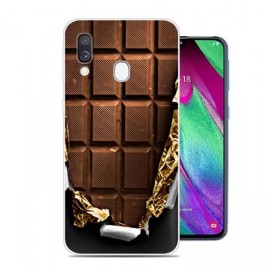Coque Silicone Samsung Galaxy A40 Chocolat
