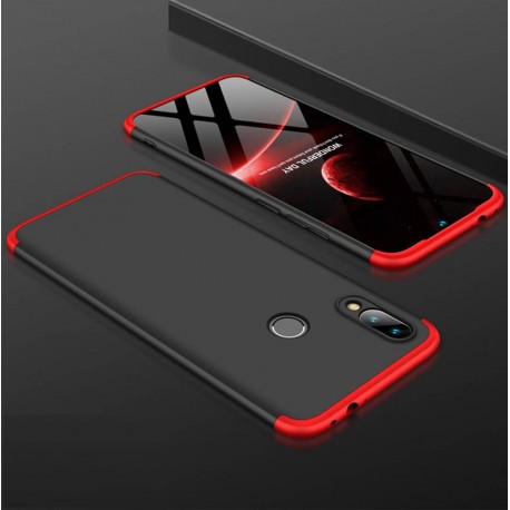 Coque 360 Xiaomi Mi Play Noir et Rouge
