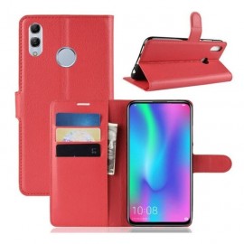 Etuis Portefeuille Huawei P Smart Z Simili Cuir Rouge