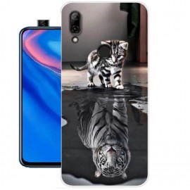 Coque Silicone Huawei P Smart Z Chat Mirroir