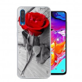 Coque Silicone Samsung Galaxy A70 Rose