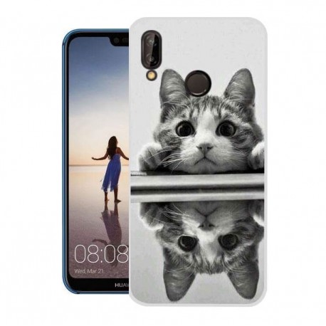 Coque Silicone Huawei P20 Lite Chat