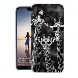 Coque Silicone Huawei P20 Lite Girafes