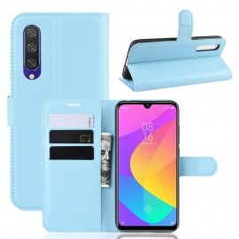 Etuis Portefeuille Xiaomi MI 9 Lite Simili Cuir Bleu