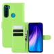 Etuis Portefeuille Xiaomi Redmi Note 8 Simili Cuir Vert