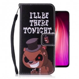 Etuis Portefeuille Xiaomi Redmi Note 8 Ours