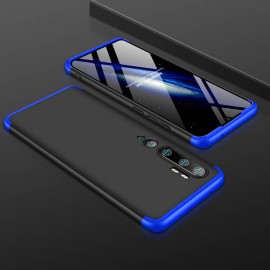 Coque 360 Xiaomi Mi Note 10 Noire et Bleue