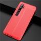 Coque Silicone Xiaomi Mi NOTE 10 Tpu Cuir 3D rouge