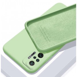 Coque Silicone Redmi Note 10 Pro Soyeuse Verte