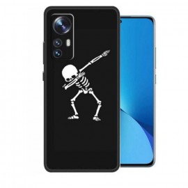 Coque Xiaomi 12T et Pro silicone dessin danseur squelette
