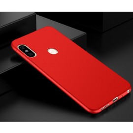 Coque Silicone Xiaomi Redmi Note 5 Pro Extra Fine Rouge