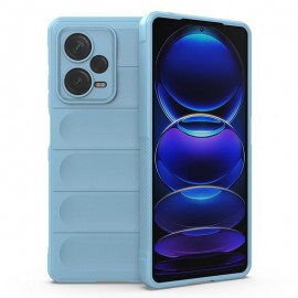 Coque Xiaomi Redmi note 12 Pro Gel Ondulée Bleue ciel