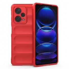 Coque Xiaomi Redmi note 12 Pro Gel Ondulée Rouge