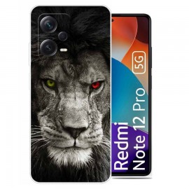 Coque Xiaomi Redmi Note 12 Pro Lion Silicone