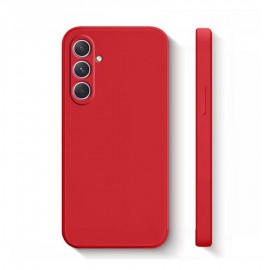 Coque Soyeuse Samsung Galaxy A34 5G rouge