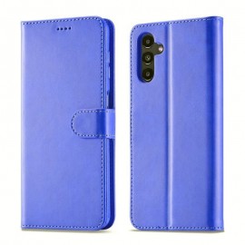 Etui Portefeuille Samsung Galaxy A34 5G Simili Cuir Bleue
