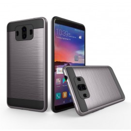 Coque Huawei Mate 10 Hybride Dual Grise