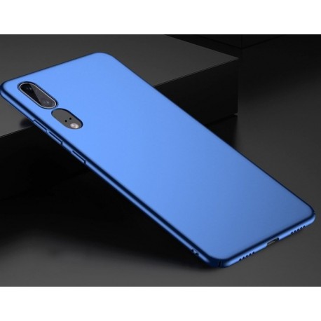 Coque Silicone Huawei P20 Extra Fine Bleu