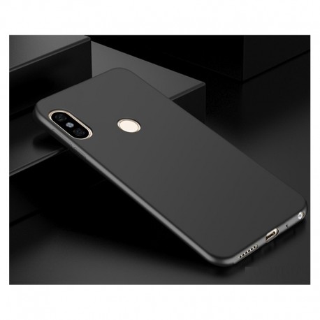Coque Silicone Xiaomi Redmi Note 5 Extra Fine Negra