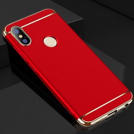 Coque Xiaomi Redmi Note 5 Rigide Chromée Rouge