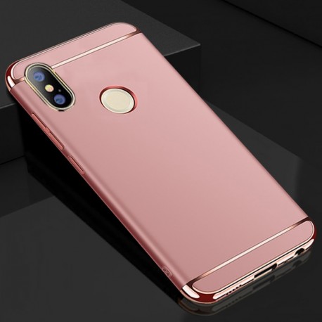 Coque Xiaomi Redmi Note 5 Rigide Chromée Rose