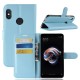 Etuis Portefeuille Xiaomi Redmi Note 5 Simili Cuir Bleu