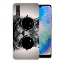 Coque Silicone Huawei P20 Chatons