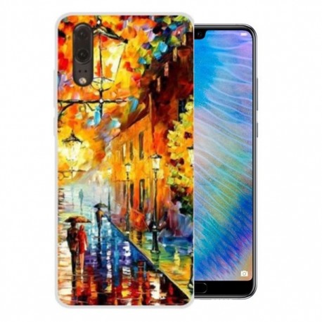 Coque Silicone Huawei P20 Tableau