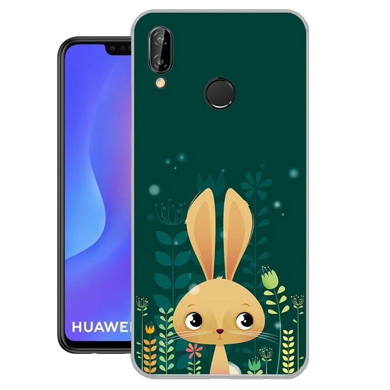 Coque Silicone Huawei P Smart Plus Lapin