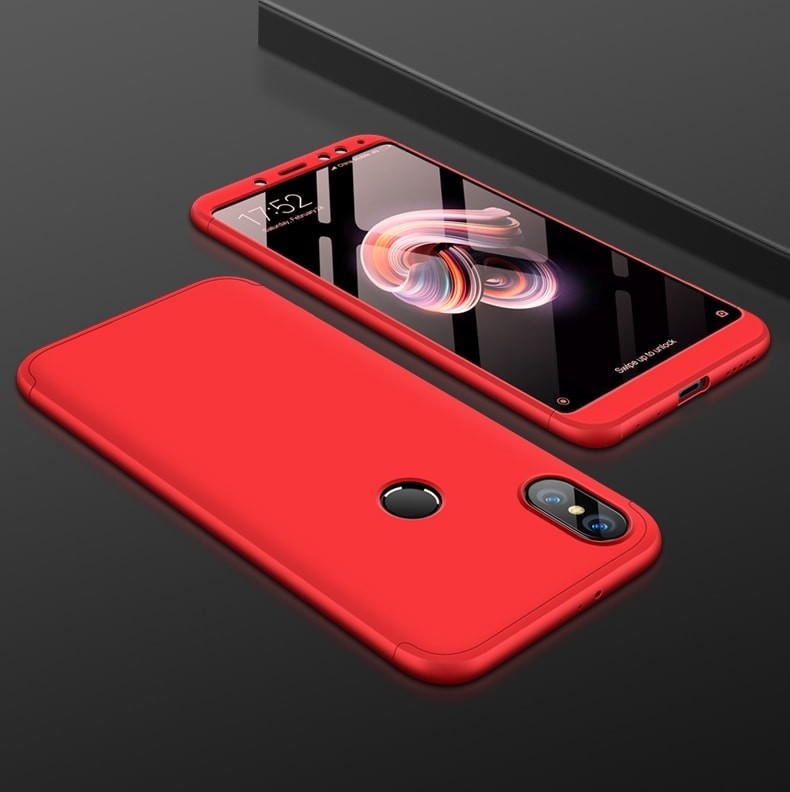 Coque 360 Xiaomi Mi A2 Rouge.