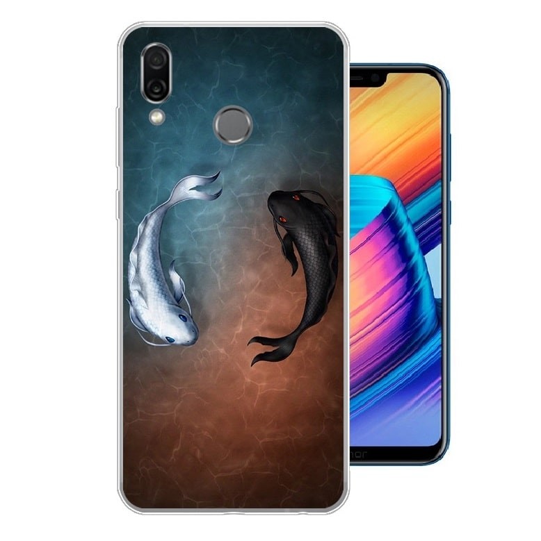 Coque Silicone Honor Play Poissons