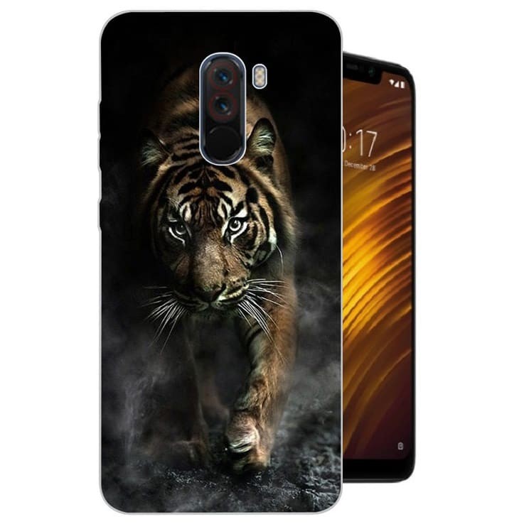 Coque Silicone Xiaomi Pocophone F1 Tigre.