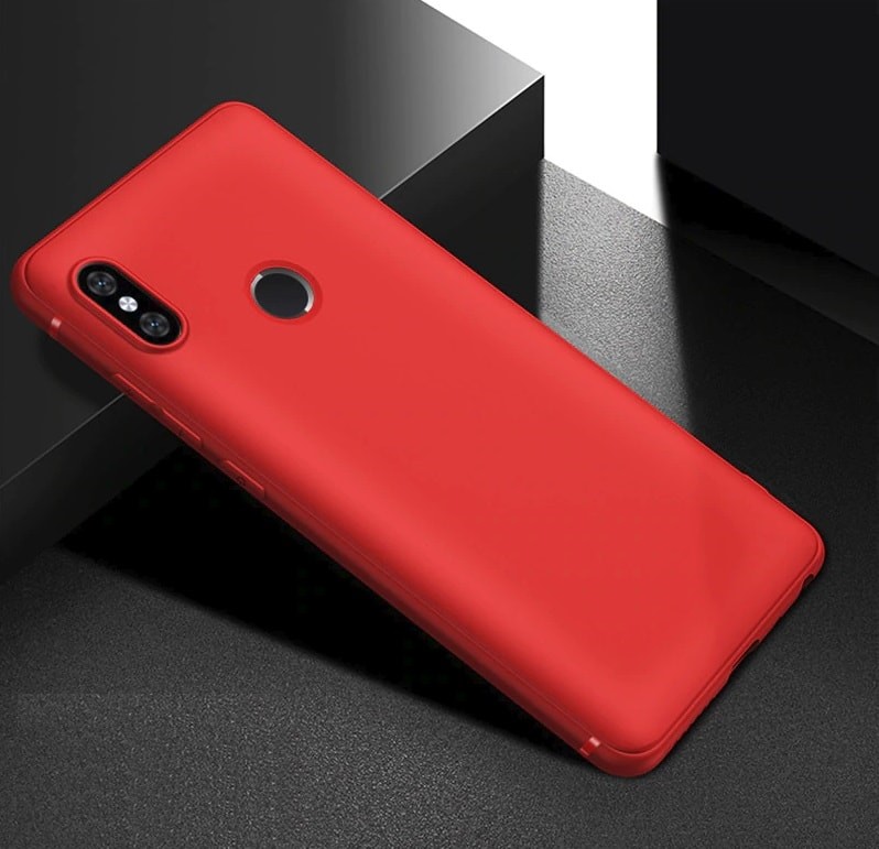 Coque Silicone Xiaomi Redmi Note 6 Pro Extra Fine Rouge