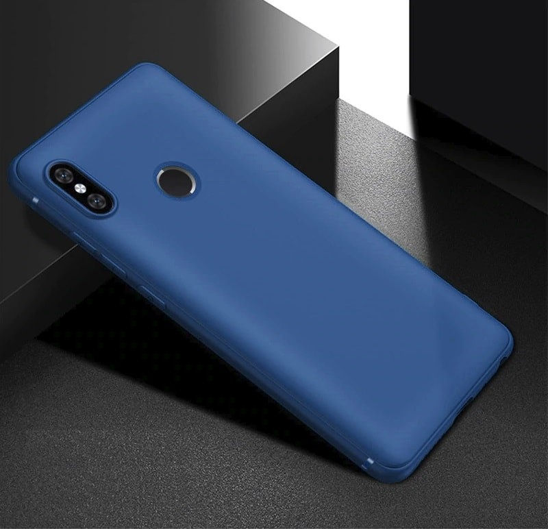 Coque Silicone Xiaomi Redmi Note 6 Pro Extra Fine Bleu