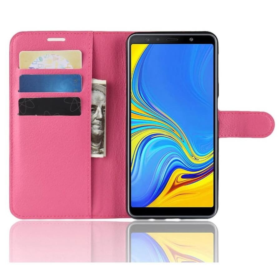 Coque Silicone Samsung Galaxy A7 2018 Extra Fine Fucsia