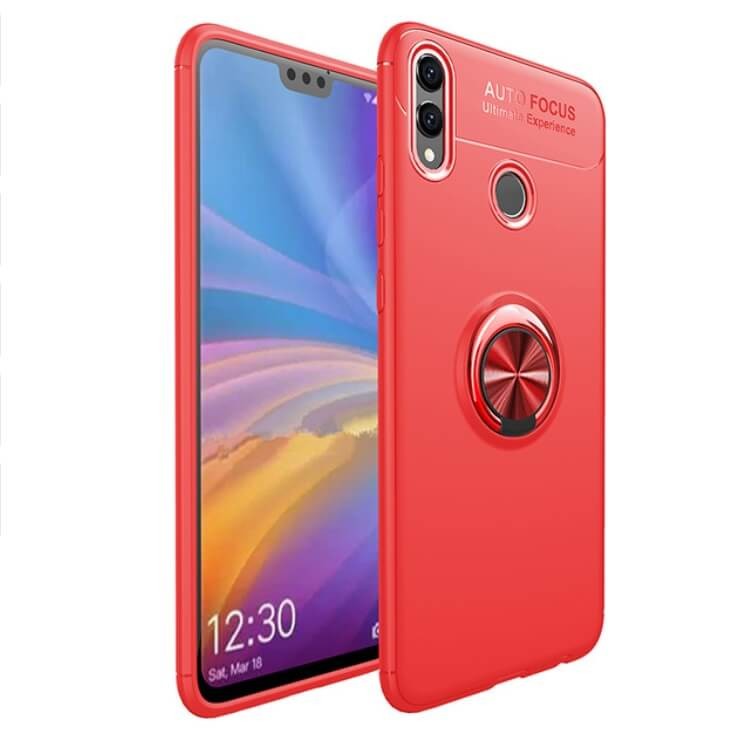 Coque Anneau Xiaomi Redmi Note 7 rouge