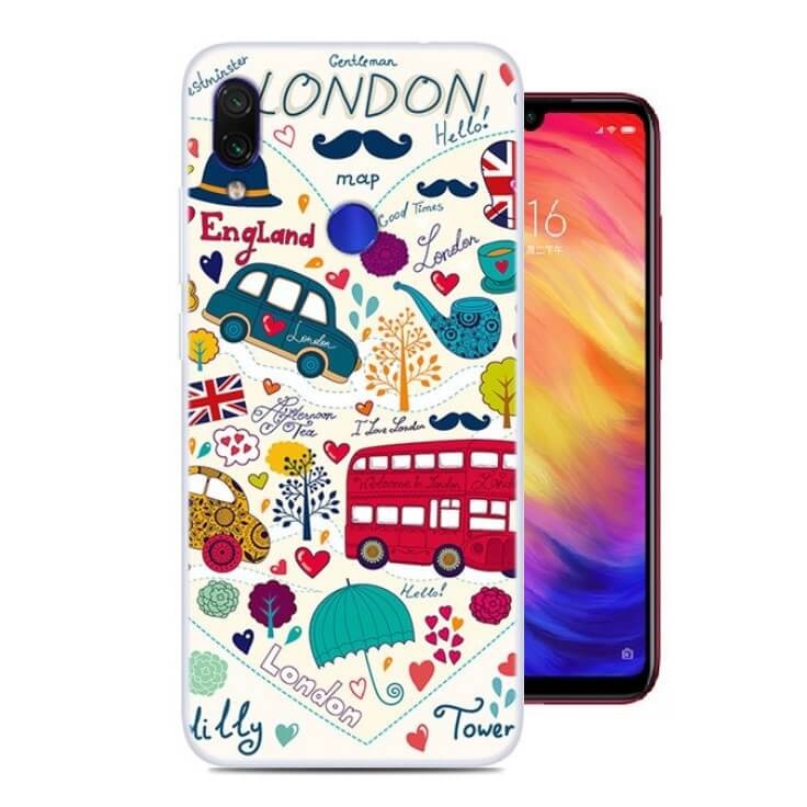 Coque Silicone Xiaomi Redmi Note 7 London