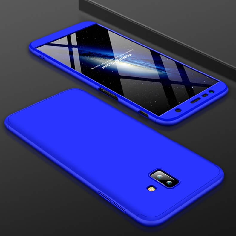 Coque 360 Samsung Galaxy J6 Plus Bleu.