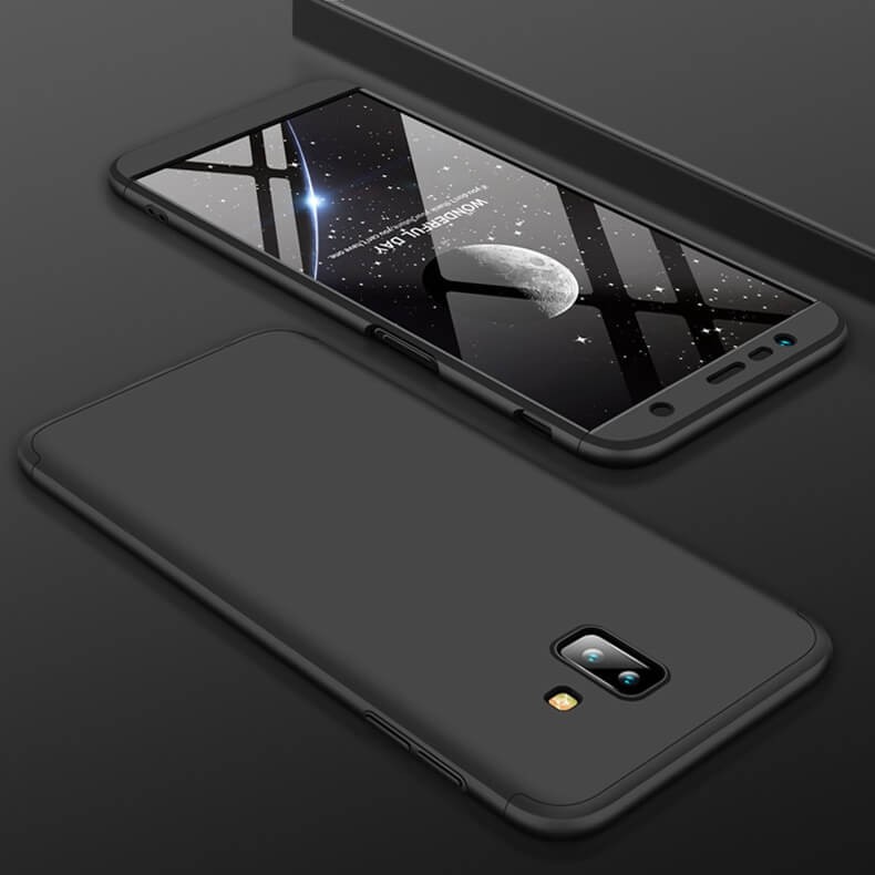 Coque 360 Samsung Galaxy J6 Plus Noir.