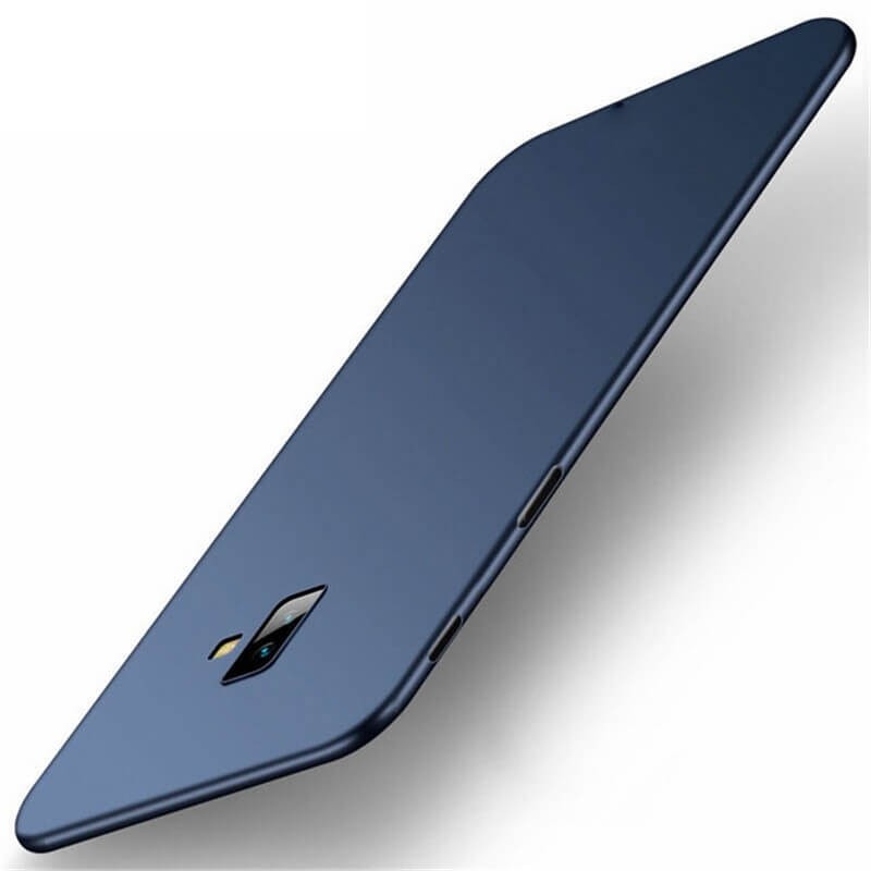 Coque Silicone Samsung Galaxy J6 Plus Extra Fine Bleu