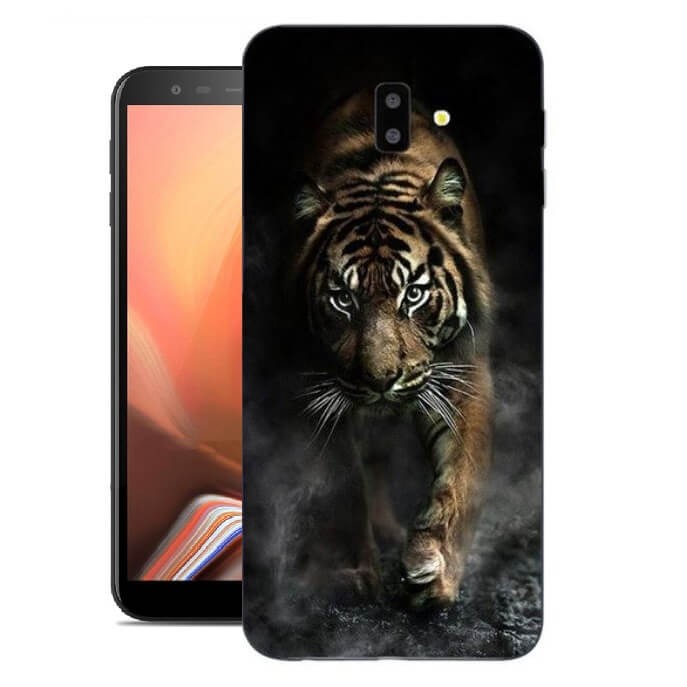 Coque Silicone Samsung Galaxy J6 Plus Tigre