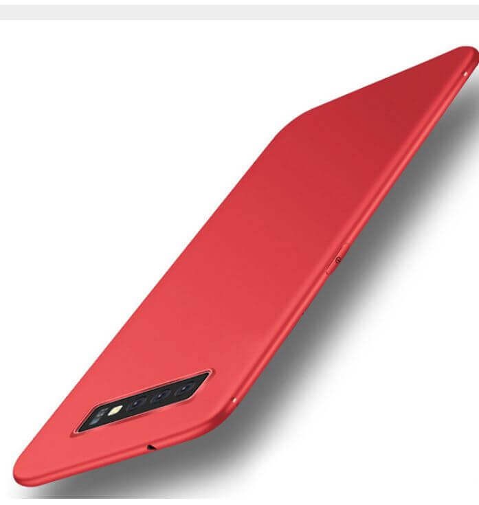 Coque Silicone Samsung Galaxy S10  Extra Fine Rouge