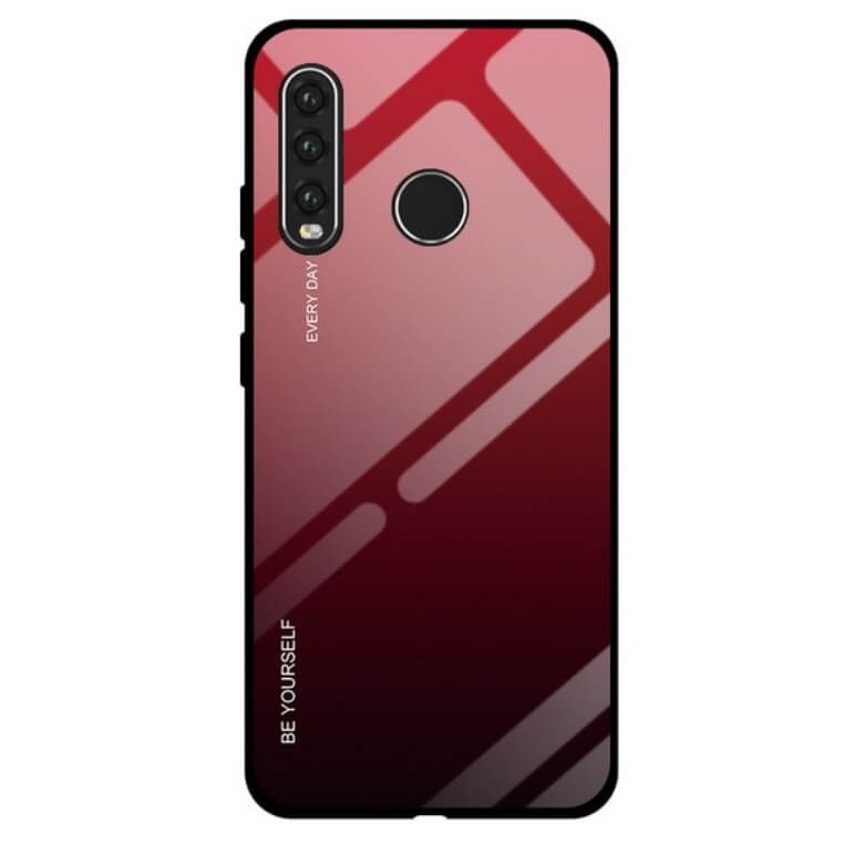 Coque Huawei P30 Lite Silicone et Verre Trempé Master Rouge